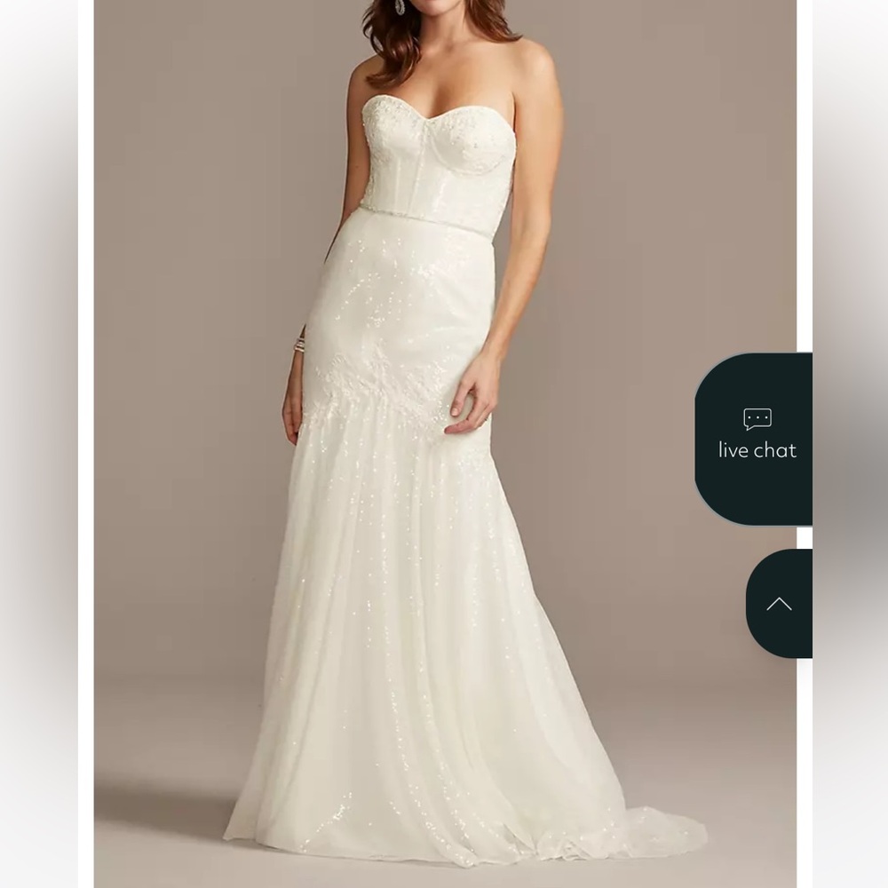 Ivory wedding dress